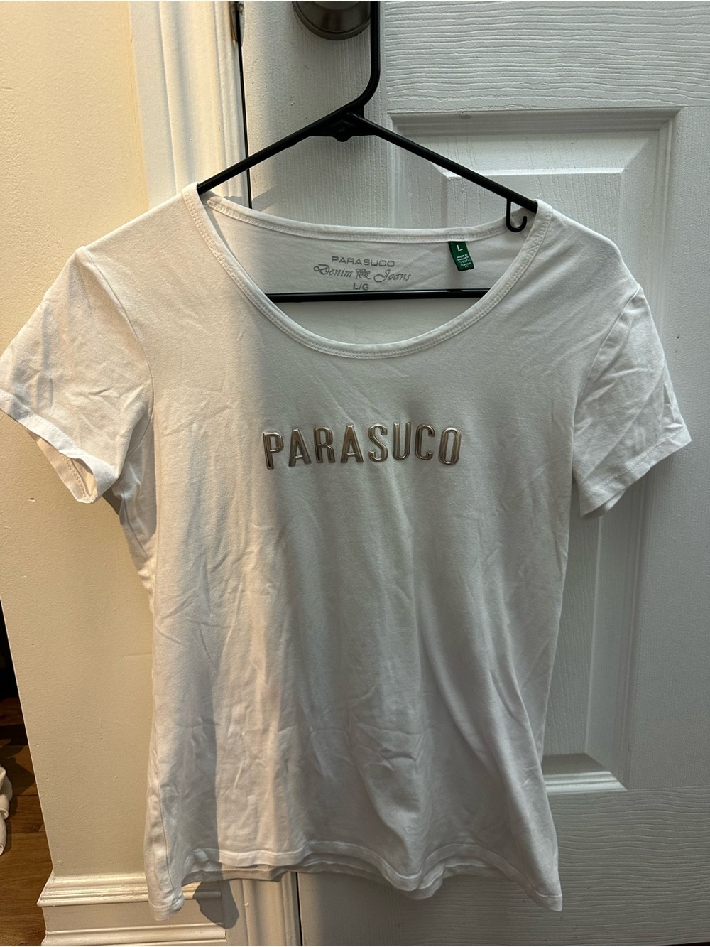 Parasuco White Short-Sleeve Logo Tee